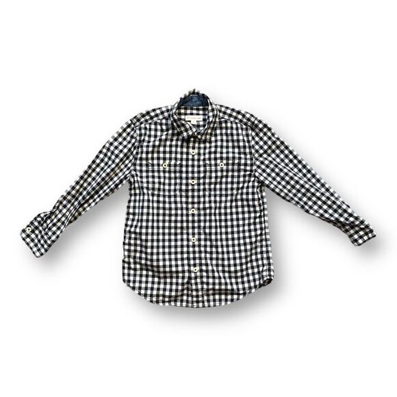 Tucker + Tate Other - Tucker + Tate Shirt Black White Gingham Long Sleeve Collared Button Front 5